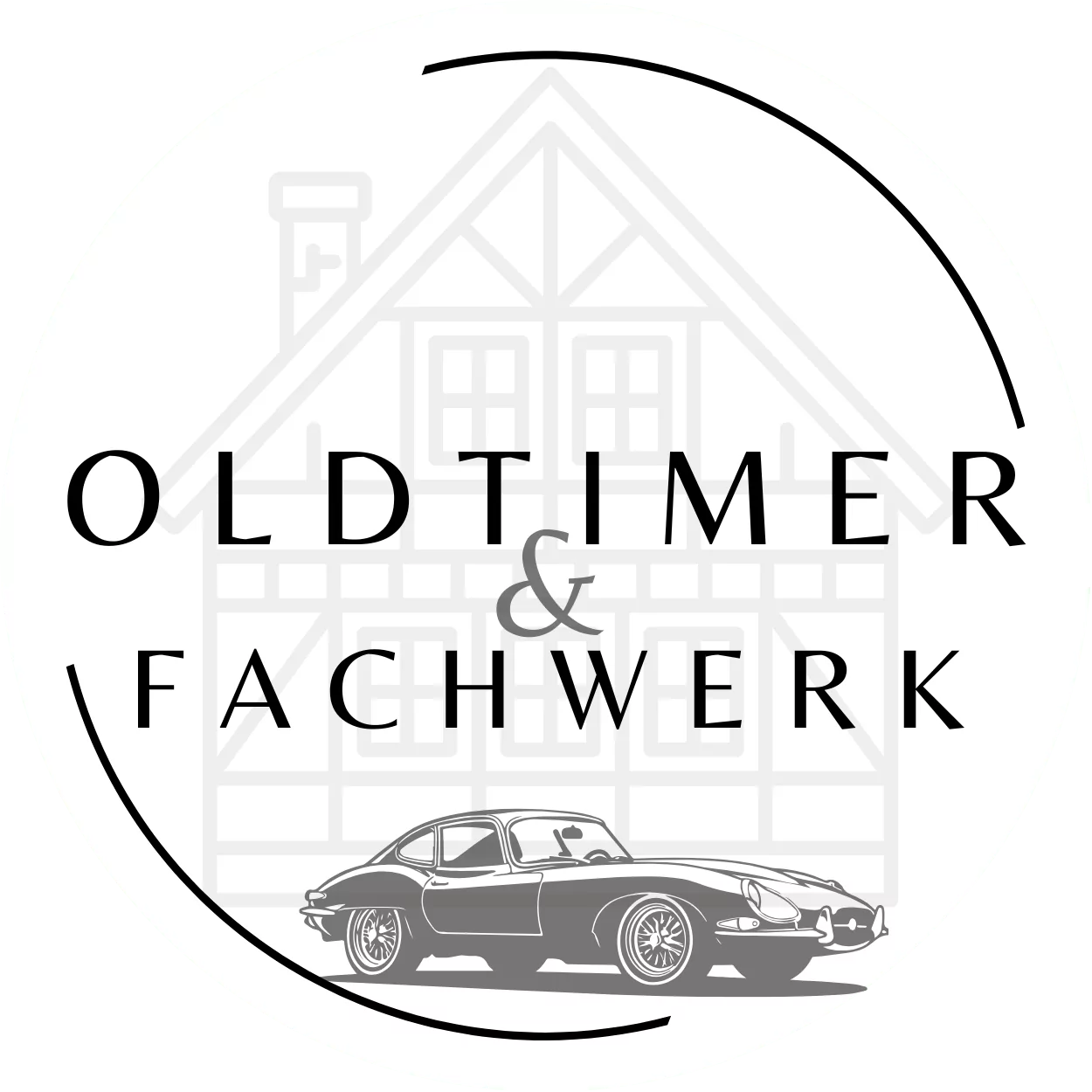Oldtimer und Fachwerk Logo transparent